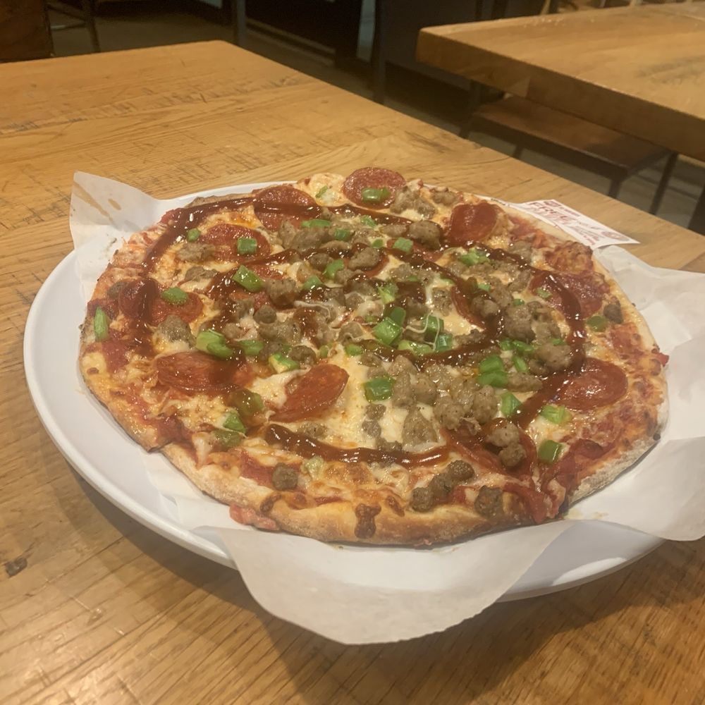 MOD Pizza - Mad dog pizza topped with BBQ! - Fast Food Near Me - Tracy, California MOD Pizza - Mad dog pizza topped with BBQ! - Fast Food Near Me - Tracy, California