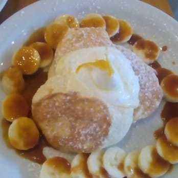 Cream Pot - Souffle pancakes, banana, caramel. - Breakfast & Brunch Near Me - Honolulu, Hawaii Cream Pot - Souffle pancakes, banana, caramel. - Breakfast & Brunch Near Me - Honolulu, Hawaii