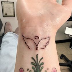Tiger Shark Tattoos - Angel wings tattoo