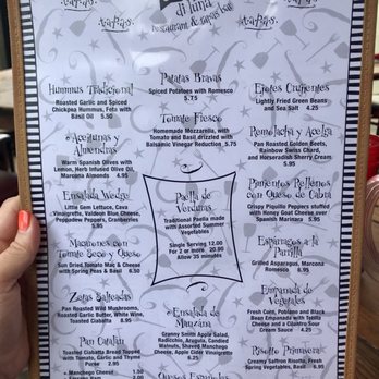 Eclipse di Luna - Buckhead - Spring Tapas Menu as of 3/2018 - Tapas Bars Near Me - Atlanta, Georgia Eclipse di Luna - Buckhead - Spring Tapas Menu as of 3/2018 - Tapas Bars Near Me - Atlanta, Georgia
