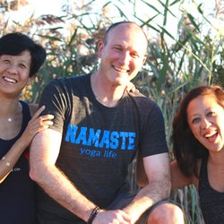 Yoga Life - From left: Joanne, Drew and Dena, co-owners of Yoga Life