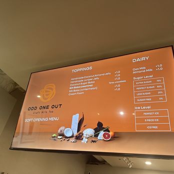 Odd One Out - Menu - Coffee & Tea Near Me - Los Angeles, California Odd One Out - Menu - Coffee & Tea Near Me - Los Angeles, California