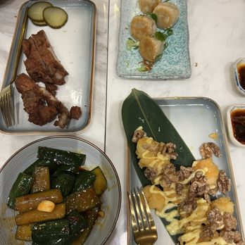 Supreme Dumplings - Spicy Cucumber Salad, Honey Walnut Shrimp, Mini Pan-Fried Dumplings (6) - Shanghainese Near Me - Honolulu, Hawaii Supreme Dumplings - Spicy Cucumber Salad, Honey Walnut Shrimp, Mini Pan-Fried Dumplings (6) - Shanghainese Near Me - Honolulu, Hawaii