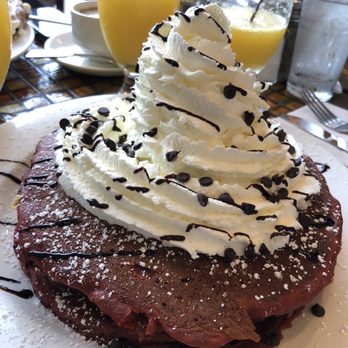 Good Eats - Red Velvet Pancakes- just tasted like chocolate - Diners Near Me - Maspeth, New York