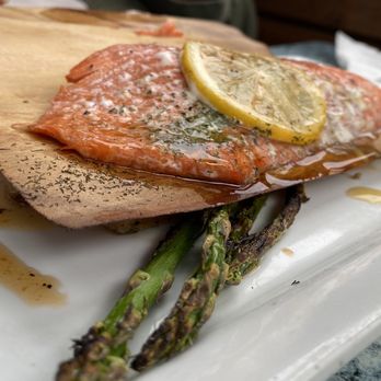Doc's Marina Grill - Cedar Wrapped Salmon - American Near Me - Bainbridge Island, Washington Doc's Marina Grill - Cedar Wrapped Salmon - American Near Me - Bainbridge Island, Washington