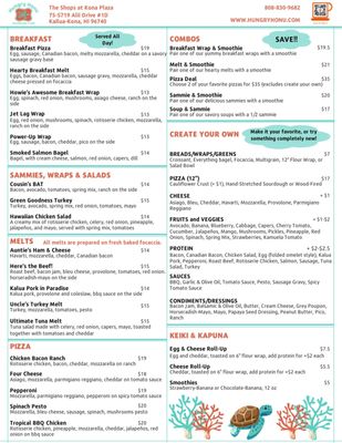 Menu photo 1 Hungry Honu Kailua-Kona, HI Menu photo 1 Hungry Honu Kailua-Kona, HI