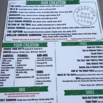 Local Burger - Menu - Burgers Near Me - Bay Shore, New York Local Burger - Menu - Burgers Near Me - Bay Shore, New York