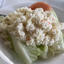 New Way cole slaw was lovely to look at but bland on the tongue.