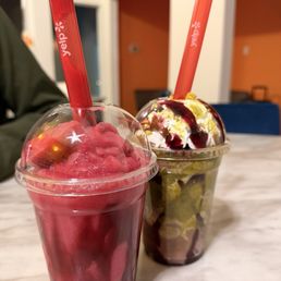 Red Dragon and Dubai smoothies Red Dragon and Dubai smoothies