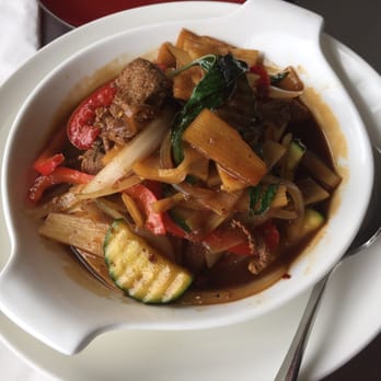 Thai District - Thai basil with beef - Thai Near Me - Long Beach, California