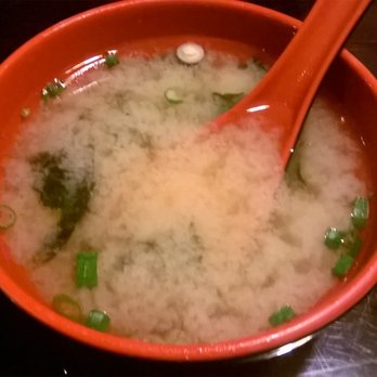 Asian Kitchen & Sushi Bar - complementary Miso soup - Asian Fusion Near Me - Carmel, Indiana Asian Kitchen & Sushi Bar - complementary Miso soup - Asian Fusion Near Me - Carmel, Indiana