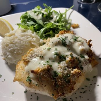 LURE - Crab Crusted Halibut - Seafood Near Me - Sister Bay, Wisconsin