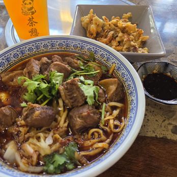 Tai Lai Shun - Passion fruit tea, fried mushrooms w/ lite vinegar dip, Beef & noodle numbing spice (w/ housemade noodles) - Noodles Near Me - Orem, Utah Tai Lai Shun - Passion fruit tea, fried mushrooms w/ lite vinegar dip, Beef & noodle numbing spice (w/ housemade noodles) - Noodles Near Me - Orem, Utah