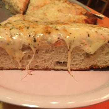Fellini's Pizza - The tall White Sicilian, cross section - Pizza Near Me - Decatur, Georgia