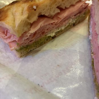 All'Antico Vinaio - LA PARADISO Mortadella, Stracciatella, Pistachio Cream, Pistachio - Sandwiches Near Me - Las Vegas, Nevada