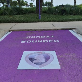 Veterans Memorial Park - Combat Wounded Parking Spot  08-17-2022 - Parks Near Me - Pensacola, Florida