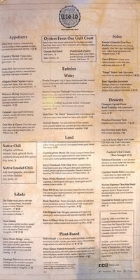 Menu photo 6 Ulele Tampa, FL