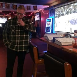 4 tables and TVs every where! Clean too