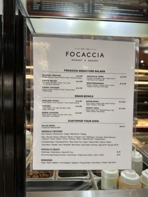 Menu photo 2 Focaccia San Francisco, CA Menu photo 2 Focaccia San Francisco, CA
