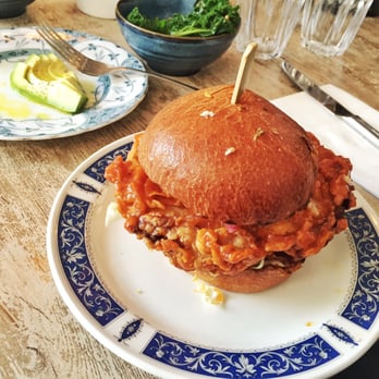 Egg Break - Fried chicken sandwich. Divine. - Coffee & Tea Near Me - London, XGL