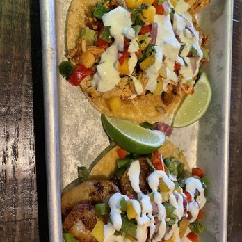 Social Cantina - Shrimp and chicken tacos - Mexican Near Me - Indianapolis, Indiana