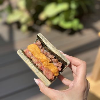 Ume Williamsburg - Toro Uni Wagyu Handroll (~$27) - Sushi Bars Near Me - Brooklyn, New York Ume Williamsburg - Toro Uni Wagyu Handroll (~$27) - Sushi Bars Near Me - Brooklyn, New York
