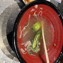 Finished pho Finished pho