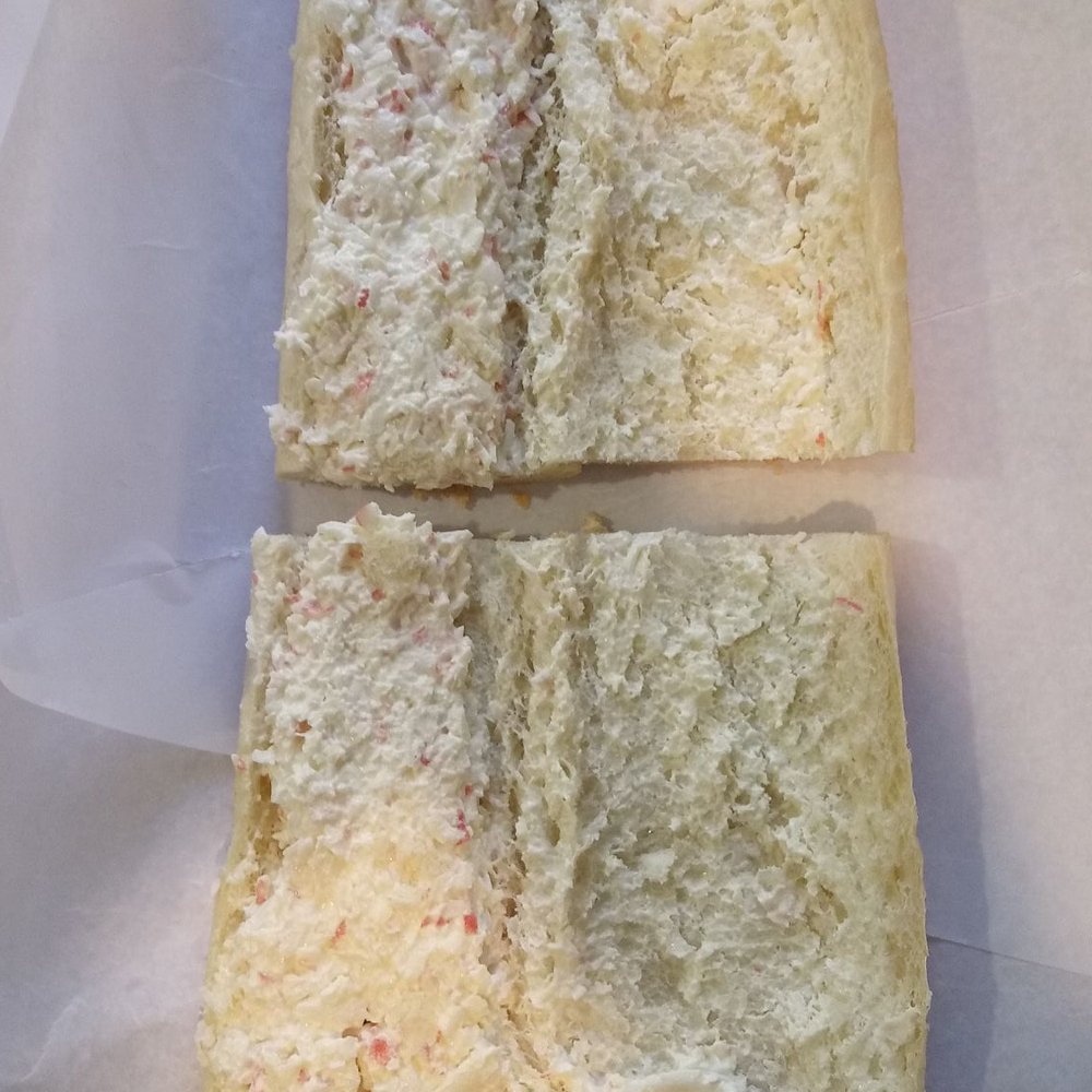 Seafood salad sub incorrectly made. 11:55 they charge for an $8 sandwich Seafood salad sub incorrectly made. 11:55 they charge for an $8 sandwich