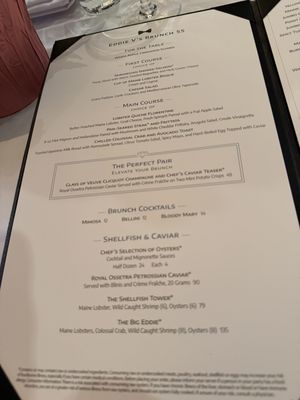 Menu photo 5 Eddie V's Prime Seafood Scottsdale, AZ