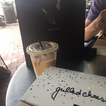 Pineapple & Pearls - Grilled cheese and iced tea latte - New American Near Me - Washington, DC, District of Columbia Pineapple & Pearls - Grilled cheese and iced tea latte - New American Near Me - Washington, DC, District of Columbia