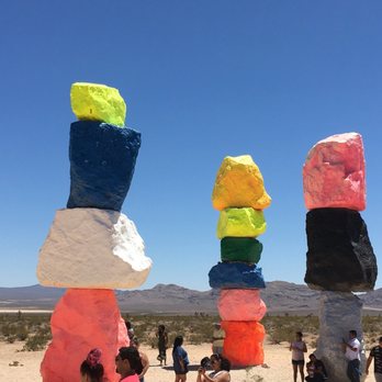 Seven Magic Mountains - Public Art Near Me - Las Vegas, Nevada Seven Magic Mountains - Public Art Near Me - Las Vegas, Nevada