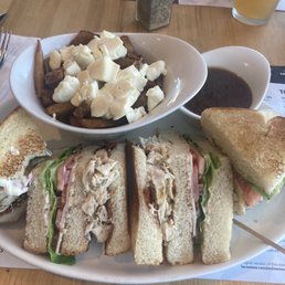BLT with a side of poutine BLT with a side of poutine