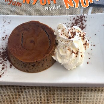 Bar Orlando - Mocha flan for dessert - Spanish Near Me - Utiel, V