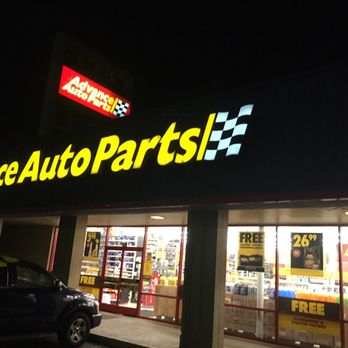 Advance Auto Parts - Nicely Lite Sign - Auto Parts & Supplies Near Me - San Antonio, Texas
