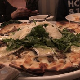 12" Mushrooms, Brie Cheese, Arugula and White Truffle Oil Pizza