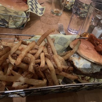 Eddie Burger + Bar - Red white and blue with an egg!!! Yum!!!! - Burgers Near Me - Banff, Alberta Eddie Burger + Bar - Red white and blue with an egg!!! Yum!!!! - Burgers Near Me - Banff, Alberta