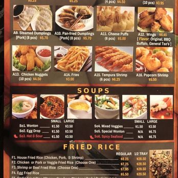 Chow Wok - Menu page - Chinese Near Me - Houston, Texas