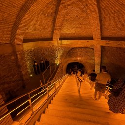 Walking into the chalk cellar