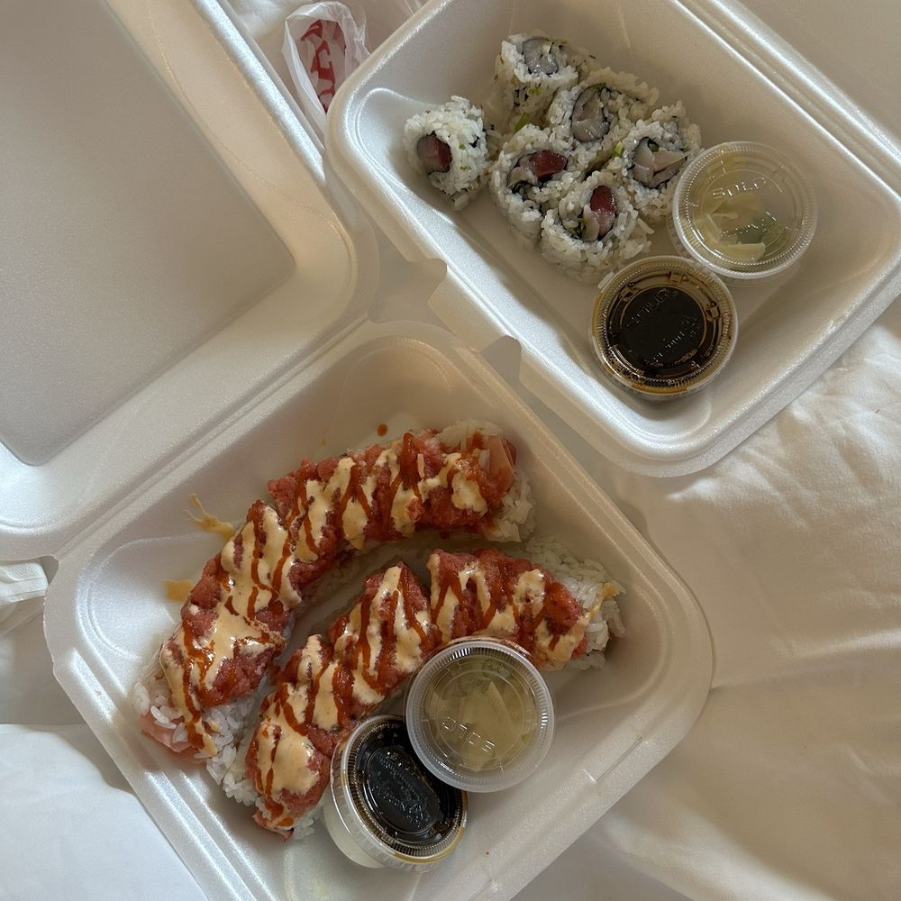 No. 1 Sushi Sushi - 21. Yellowtail Roll with Scallions 78. Volcano 80. Pink Lady - all amazing! - Sushi Bars Near Me - Pittsburgh, Pennsylvania No. 1 Sushi Sushi - 21. Yellowtail Roll with Scallions 78. Volcano 80. Pink Lady - all amazing! - Sushi Bars Near Me - Pittsburgh, Pennsylvania