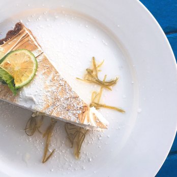 Sam's Chowder House - Authentic Key Lime Pie w/ fresh limes, sweet creamy custard, toasted meringue | $8 - Seafood Near Me - Half Moon Bay, California