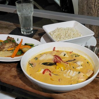 La Cosecha Bar + Restaurant - Left duck Confit Right special Brazilian fish stew (get this) - Spanish Near Me - Paso Robles, California