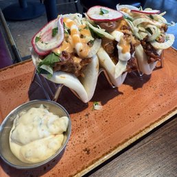 Korean BBQ Bao Buns (bbq jackfruit)