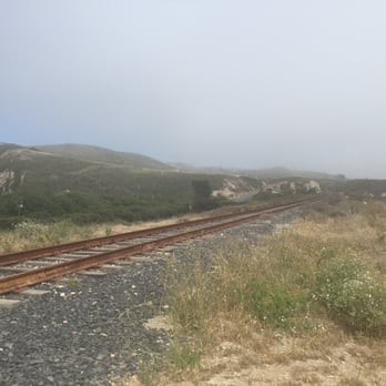Davenport Beach - You cross a railroad to get to the beach! So be careful!! - Beaches Near Me - Davenport, California