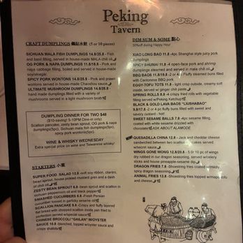 Peking Tavern - Menu - Chinese Near Me - Los Angeles, California Peking Tavern - Menu - Chinese Near Me - Los Angeles, California