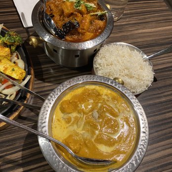 Indian Delicacy - Eggplant and potato, chicken korma - Indian Near Me - Vancouver, British Columbia Indian Delicacy - Eggplant and potato, chicken korma - Indian Near Me - Vancouver, British Columbia