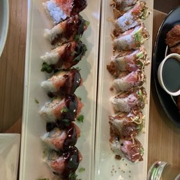 ONE MORE TIME ROLL and Ahi Tuna Tataki Roll
