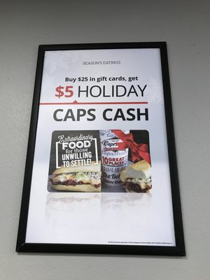 Menu photo 4 Capriotti's Sandwich Shop Las Vegas, NV