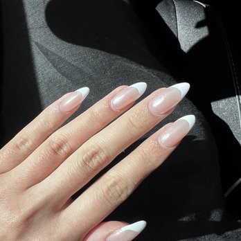 Professional Nails - french tips with chrome! fav go-to combo - Nail Salons Near Me - Laguna Hills, California Professional Nails - french tips with chrome! fav go-to combo - Nail Salons Near Me - Laguna Hills, California