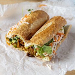 J&Q Vietnamese Sandwich - Grilled pork bahn mi (sandwich) yum!