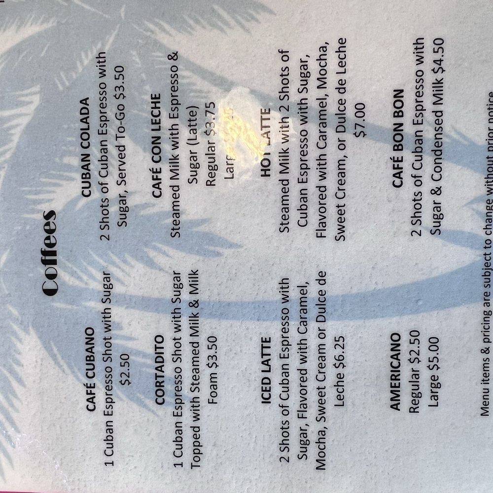 Miami Fusion Cafe - Menu - Cafes Near Me - Denver, North Carolina Miami Fusion Cafe - Menu - Cafes Near Me - Denver, North Carolina